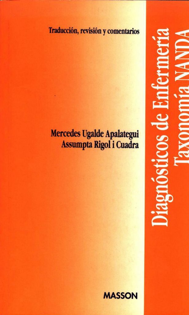 Book Cover: Diagnosticos de Enfermeria. Taxonomia NANDA