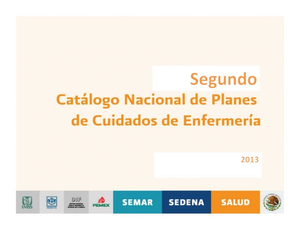 Book Cover: Segundo Catalago Nacional de Planes de Cuidados de Enfermeria